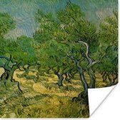 Poster Olijfgaard - Vincent van Gogh - 100x100 cm XXL