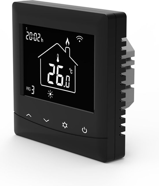 TVS Design EL 300 radiator thermostaat met timer zwart 300W