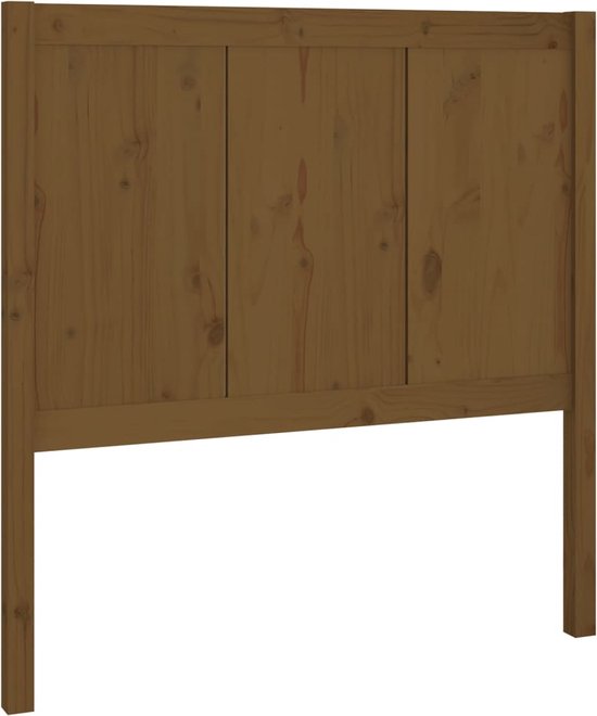 vidaXL Hoofdbord 105-5x4x100 cm massief grenenhout honingbruin - Hoofdbord - Hoofdborden - Hoofdeinde - Houten Hoofdbord - vidaXL