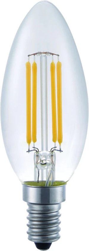 SPL LED kaarslamp E14 4W 280lm 2200K Helder Dimbaar C35 Cri93