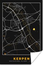 Poster Stadskaart – Kaart – Kerpen – Gold – Duitsland – Plattegrond - 60x90 cm