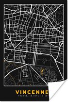 Affiche France - Vincennes - Plan de la ville - Plan - Plan - 60x90 cm