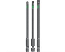 KWB torsie bitset - TT10, TT15 en TT20 - Lengte 150 mm - Hoge torsieweerstand - 123343