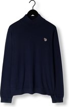 Paul Smith Mens Sweater Roll Neck Zeb Bad Truien & Vesten Heren - Sweater - Hoodie - Vest- Donkerblauw - Maat XXL
