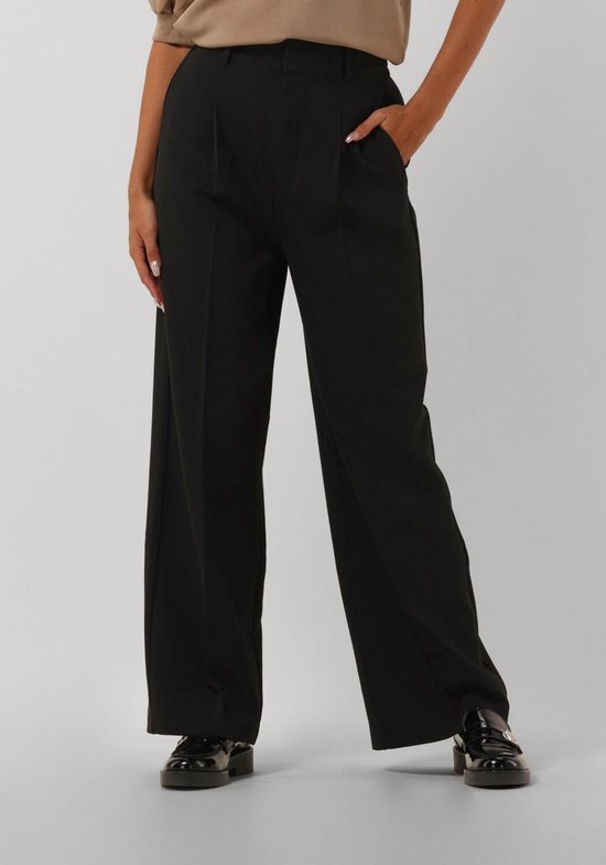 My Essential Wardrobe 28 The Tailored High Pant Broeken Dames - Zwart - Maat 44