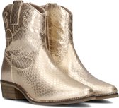 Wysh Cindy Cowboylaarzen - Western Laarzen - Meisjes - Goud - Maat 31