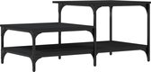 vidaXL-Salontafel-100x50,5x45-cm-bewerkt-hout-zwart