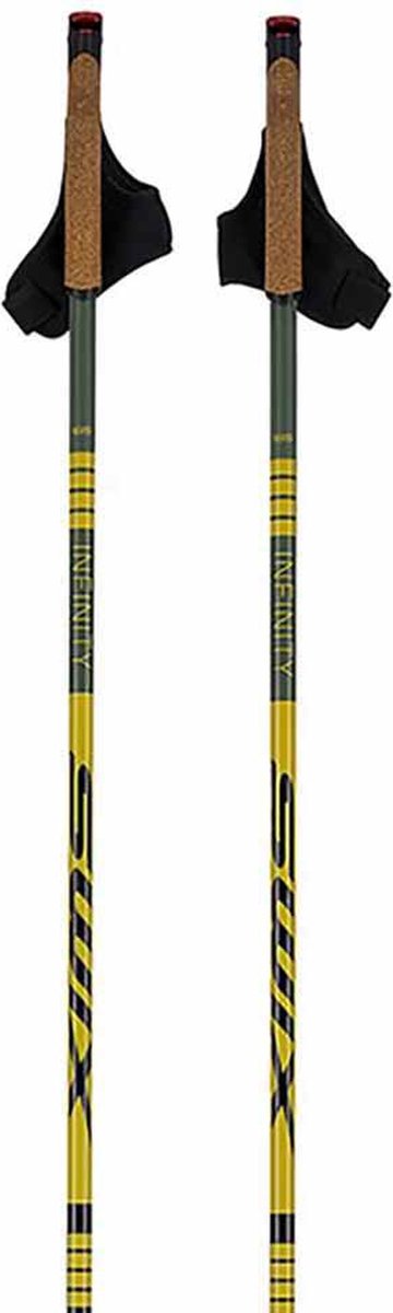Swix Infinity Just Click Alu Stokken Goud 155 cm