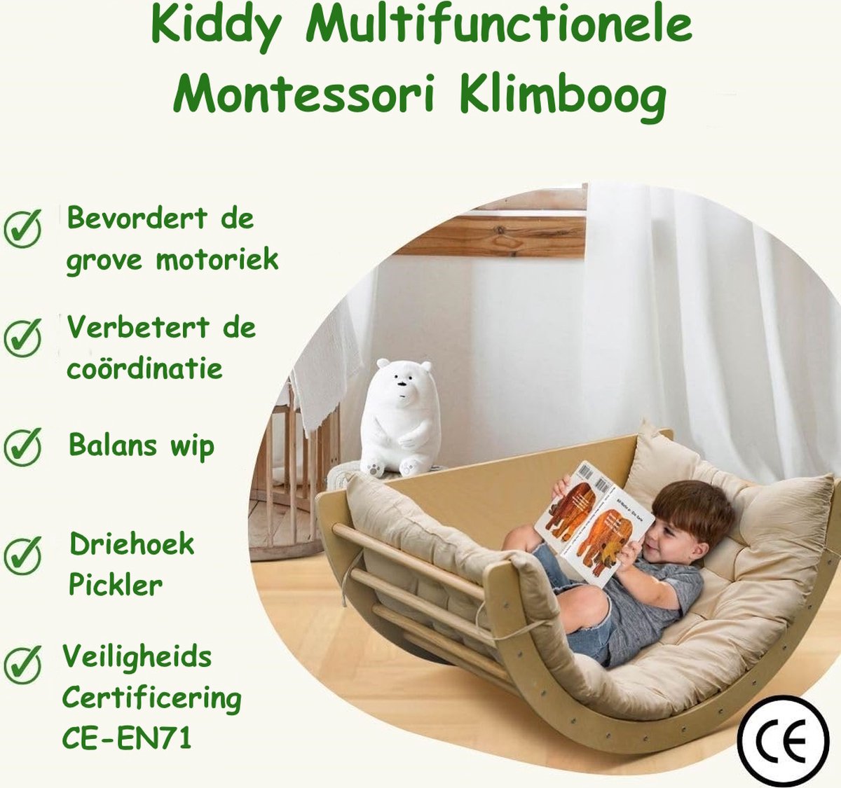 Skyline Klimboog, glijbaan voor baby's, peuters, kinderen vanaf 1 jaar