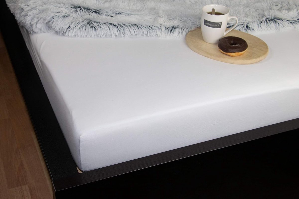 boxspring hoeslaken 90x220cm zacht katoen wit