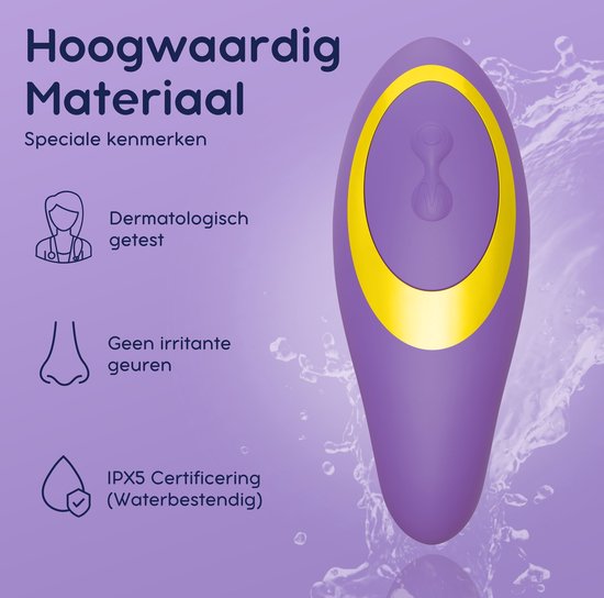 IVY LUX NUA SE - 2-in-1 Luchtdruk Vibrator – Clitoris Stimulator & G-Spot Vibrator – 12 Standen – Fluisterstil & Waterdicht – Siliconen – Oplaadbaar – Vibrators voor Vrouwen & Koppels – Roze