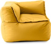 Canapé d'angle LUMALAND - Combinable avec système modulable - 340 L - Jaune moutarde