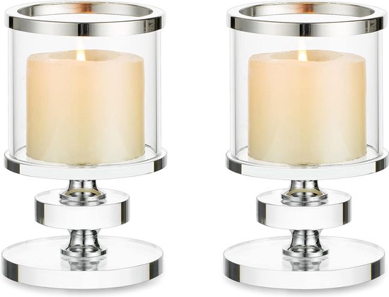 Candelabros altos para velas cónicas, candelabro decorativo, juego de 6, acabado