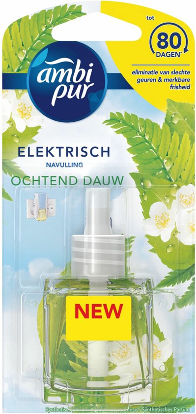 Ambi Pur Electrische Luchtverfrisser 1 compartiment Navulling Morning Dew