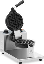 Royal Catering Gaufrier à Bubble - rond - 1 grande gaufre - 1200 W - Royal Catering