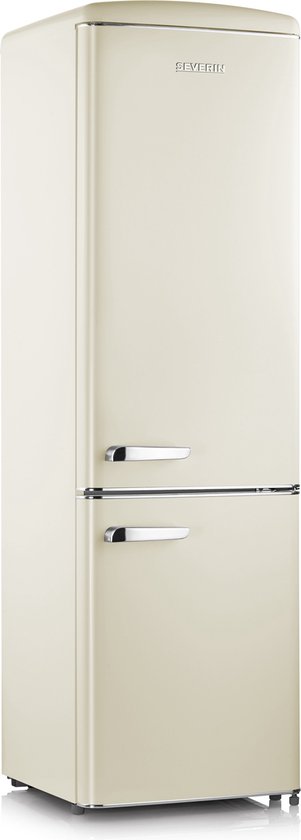 Severin RKG 8919 - Koel-vriescombinatie - 244 Liter - Retro - Creme