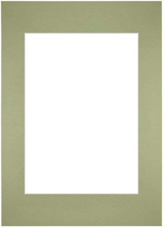 Votre Décoration Passe-Partout - Format cadre 29,7x42 cm - Format photo 21x29,7 cm - Vert menthe
