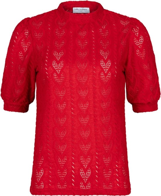 Lofty Manner T-shirt Top Allison Pb07 1 Red Dames