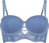 Hunkemöller Voorgevormde strapless beugel bh Molly Blauw D80