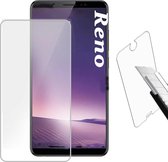 Screenprotector Glas - Tempered Glass Screen Protector Geschikt voor: Oppo Reno - 2x