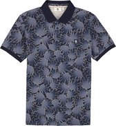 GARCIA Heren Polo Blauw - Maat XXXL