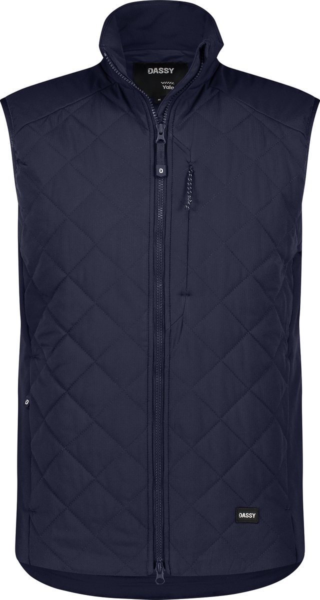 Geïsoleerde bodywarmer Blauw