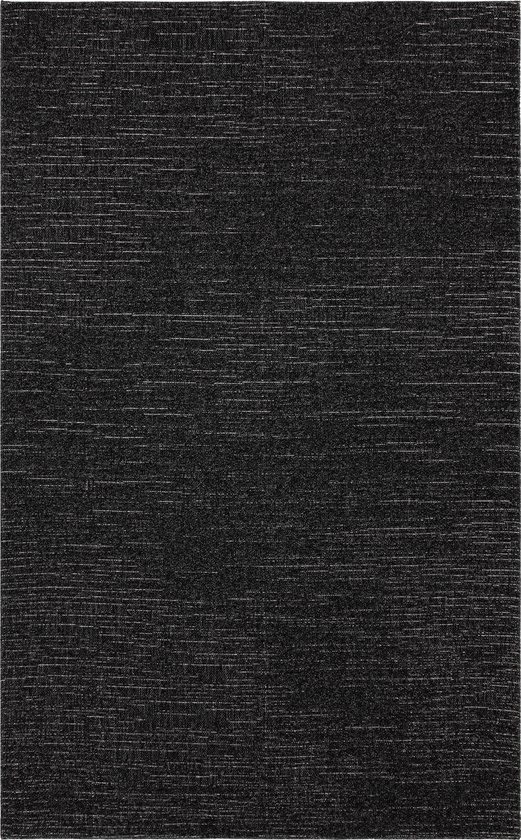 Tapis pour intérieur et extérieur, Antidérapant - Uni Grijs Charbon de bois - 120 cm x 160 cm - Balcon Terrasse Cuisine, Résistant aux UV et aux Intempéries, Tapis de Jardin Moderne