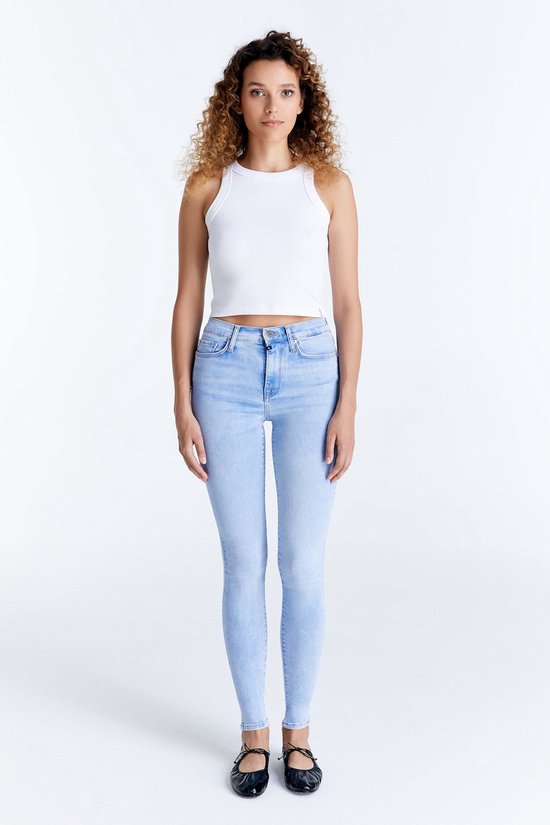 COJ - Sophia - Dames Skinny Jeans - Aqua Blue