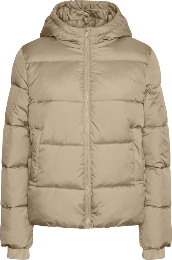 PIECES PCBEE NEW SHORT PUFFER JACKET NOOS BC Dames Jas - Maat L