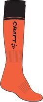 Chaussettes de football Craft Progress 2.0 Contrast - Oranje / Zwart | Taille : 46/48