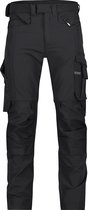 DASSY® Impax Pantalon de travail stretch avec poches genoux - maat 44 - NOIR