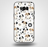 Smartphonica Telefoonhoesje voor Samsung Galaxy S8 met honden opdruk - TPU backcover case honden design / Back Cover geschikt voor Samsung Galaxy S8