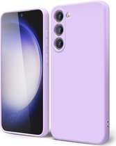 Hoesje met Camera Bescherming Geschikt voor Samsung Galaxy S23 | Back Cover | Dun | Flexibel TPU | Lila