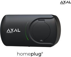 AXAL Power - homeplug® 7kW AC Wallbox - AC auto Laadpaal - 7 kW - Zwart - Fase 1 32A - Plug & Charge - Type 2 - 1,3kW - 7kW - Plug & Charge - Variabel Vermogen (6A-10A-13A-16A-20A-25A-32A) - 230V - Laadpalen