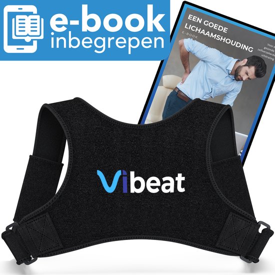 Orthopedische Postuur Corrector - Rug Corrector voor je Houding - Rugbrace voor Houding Correctie - Verstelbare Rugband - Braces - Fitness - Sport - Blessures & herstel - Okselpads & E-Book Inbegrepen - voor Dames en Heren