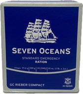 Seven Oceans Standard Emergency rantsoen – 9 repen – 500 gram