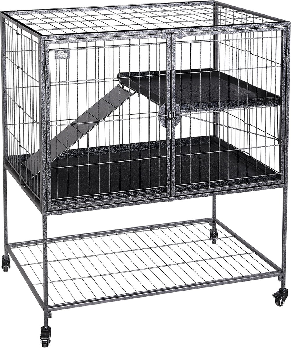 Duvoplus – Kooi – Knaagdier – Loft Benny Fretten- En Rattenverblijf 91,5×61,5x104cm Zwart – 1st