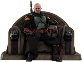 TOONMODEL: Star Wars: The Mandalorian - Boba Fett Repaint Armor and Throne 1:6 Scale Figure Set