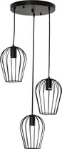 Lampe suspendue - Lampes - Siècle des Lumières de plafonnier - Métal - Zwart - Ø38 x 133H cm