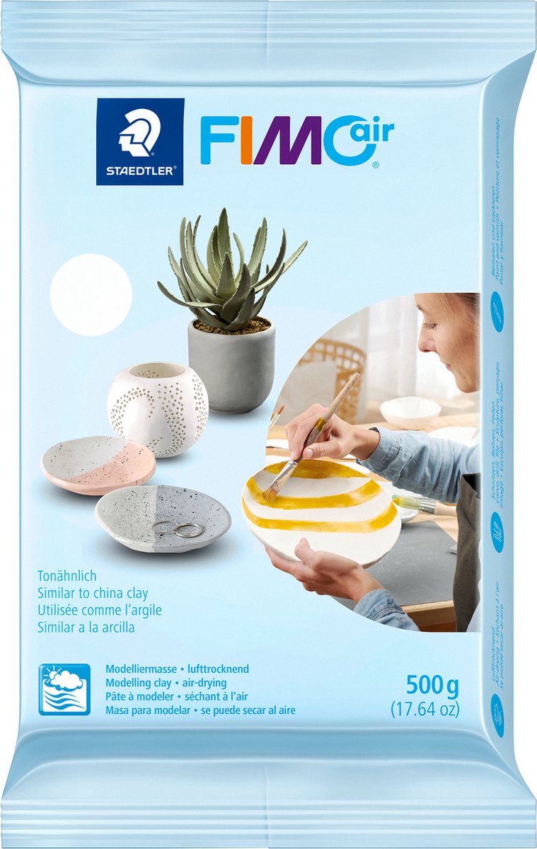 FIMO air boetseerklei 500 g wit — afbeelding 2