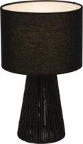 Lumidora Tafellamp 74737 - PAPER - E14 - Zwart - Textiel - ⌀ 24 cm