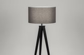 Lumidora Vloerlamp 30883 - ANTIQUA - E27 - Zwart - Grijs - Metaal - ⌀ 51 cm