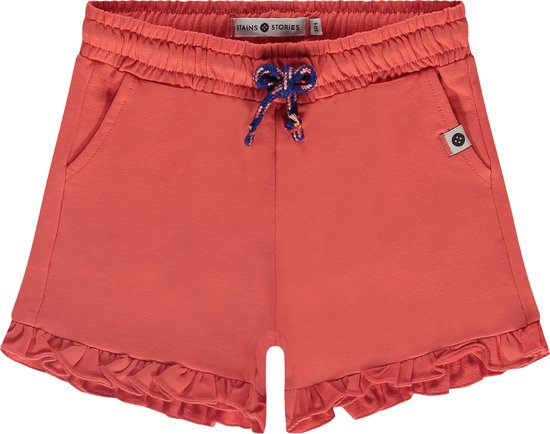 Stains and Stories girls skirt Meisjes T-shirt - grapefruit - Maat 110