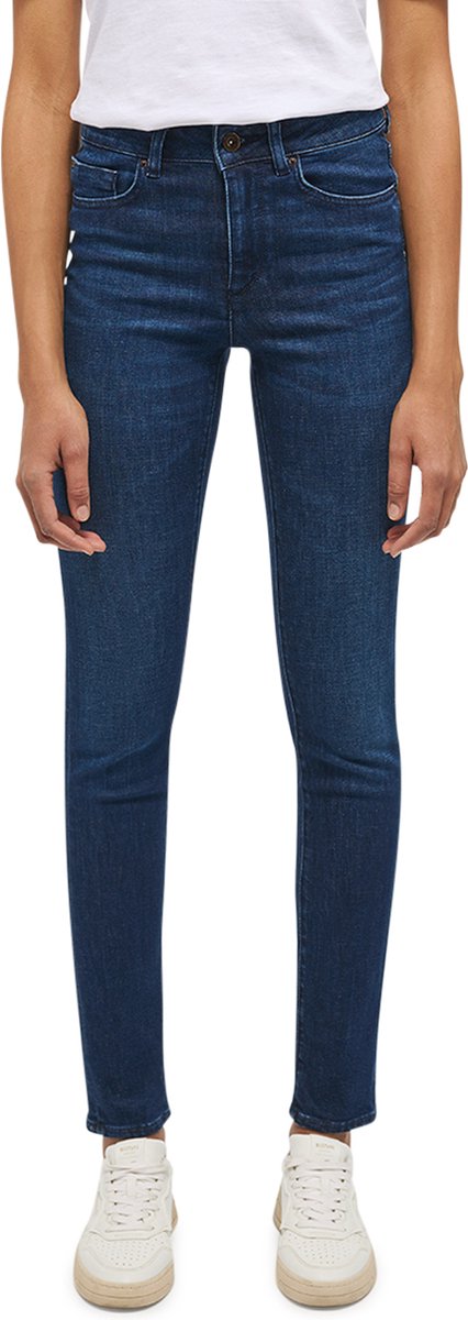 Mustang Dames Jeans Broeken SHELBY slim Fit Blauw 26W / 34L Volwassenen