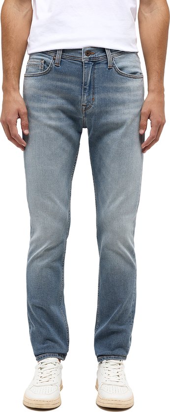 Mustang Heren Jeans Broeken VEGAS slim Fit Blauw 36W / 36L Volwassenen