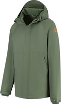 MGO Sid - Waterdichte jas heren - Regen jacket mannen - Groen - Maat 3XL