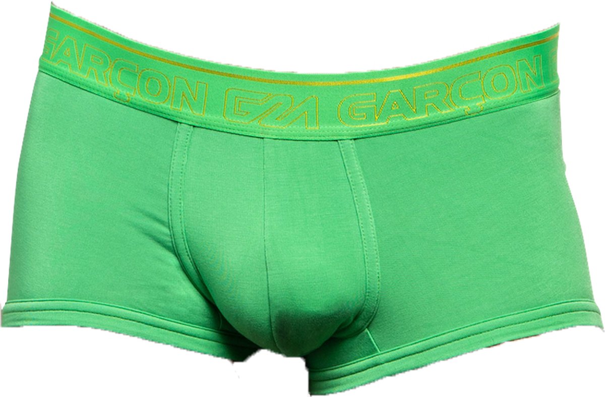 Garçon Trunk Green - MAAT S - Heren Ondergoed - Boxershort voor Man - Mannen Boxershort