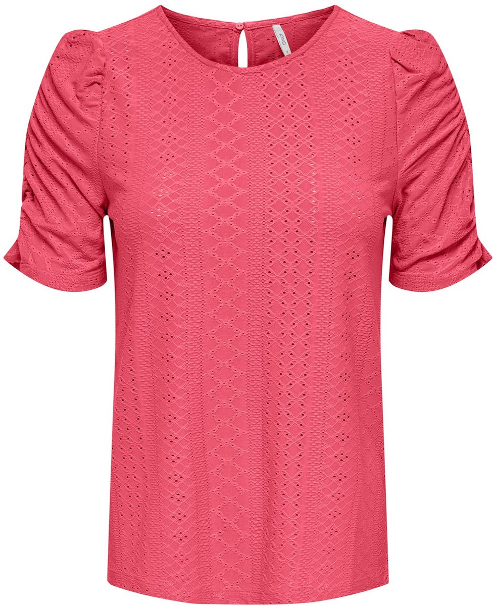 ONLY - ONLSANDRA S/S PUFF TOP CS JRS - Dames - Blouses