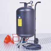 Datona® Pot de sablage mobile 80 litres + silicate d'aluminium