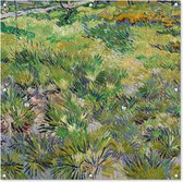 Tuindoek Lang gras met vlinders - Vincent van Gogh - 100x100 cm